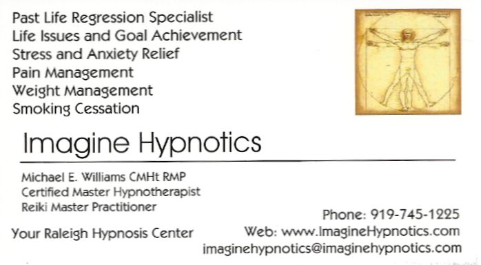 About Mike Williams Certified Master Hypnotherapist and Reiki Master